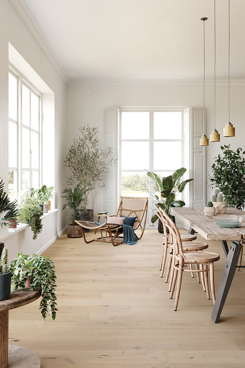 Parquet vernis Chêne - CAPRI CHEVRON  90 - 90 X 510 mm - 2 coloris - LAMETT