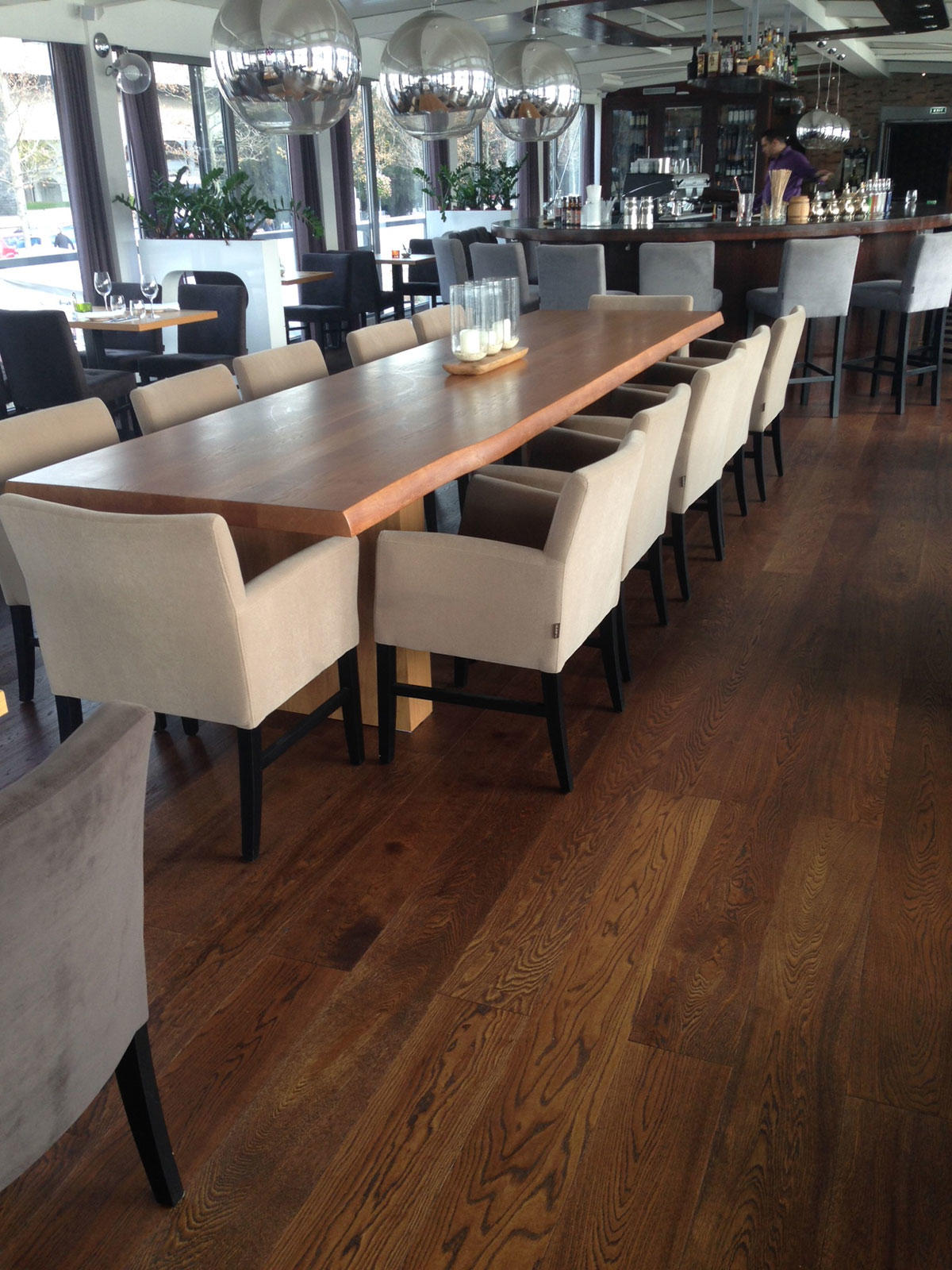 Parquet vernis Chêne - NEW YORK - 190 X 1860 mm - 6 coloris - LAMETT