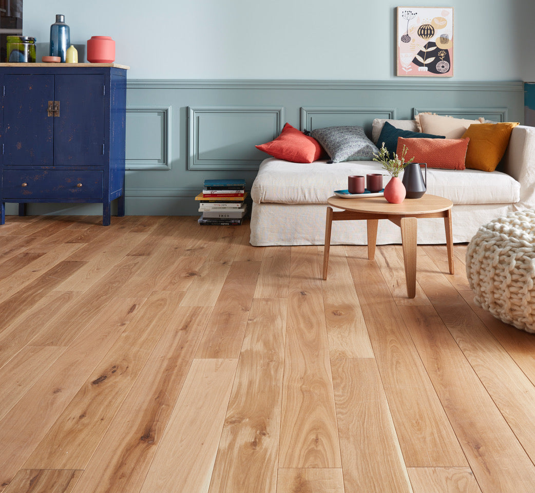 Parquet huilé Chêne - Massif - VIENNA 150 - 150 X 1900mm - 3 coloris - LAMETT